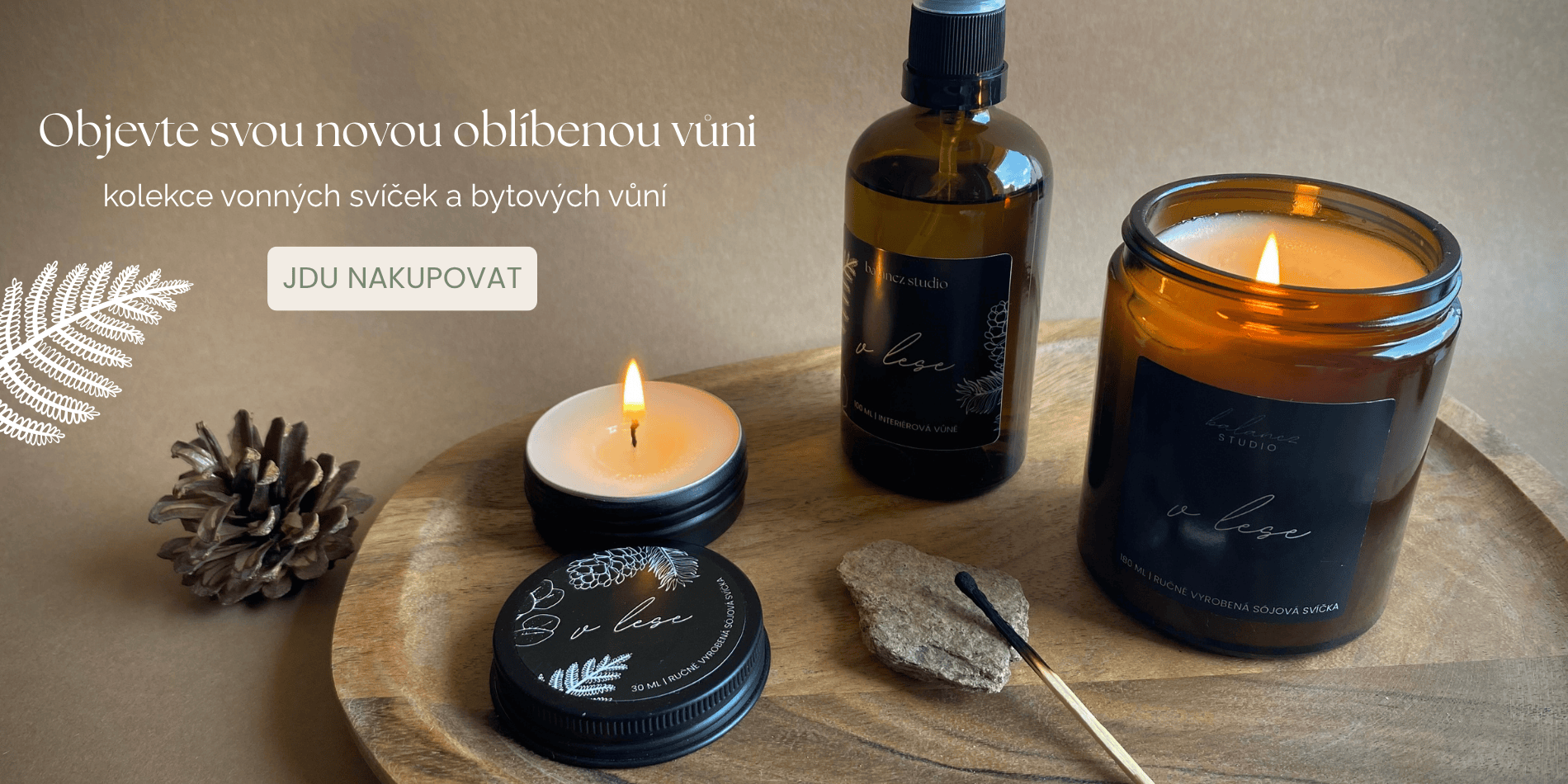 Vonné sójové svíčky s esenciálními oleji