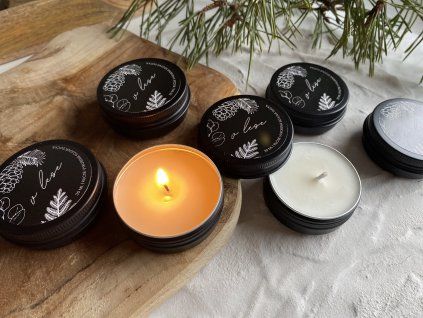 V lese - Sójová svíčka v plechovce 30 ml