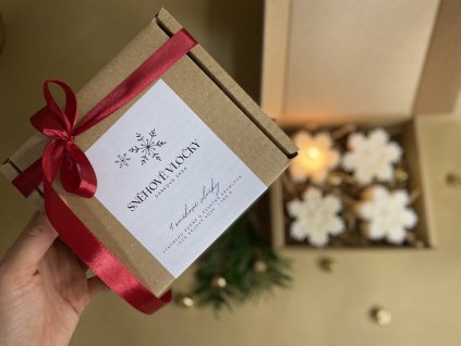 Dárkový box SNĚHOVÉ VLOČKY