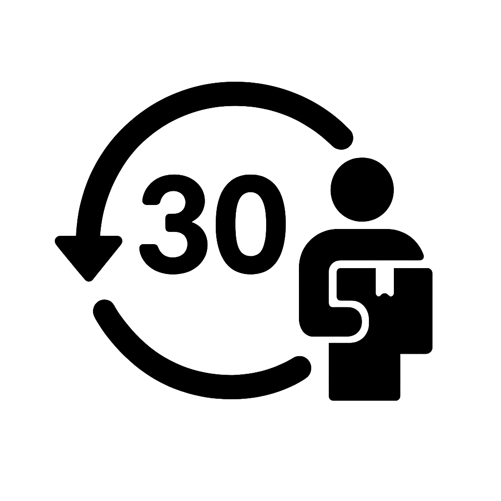 30 dní na vrátenie