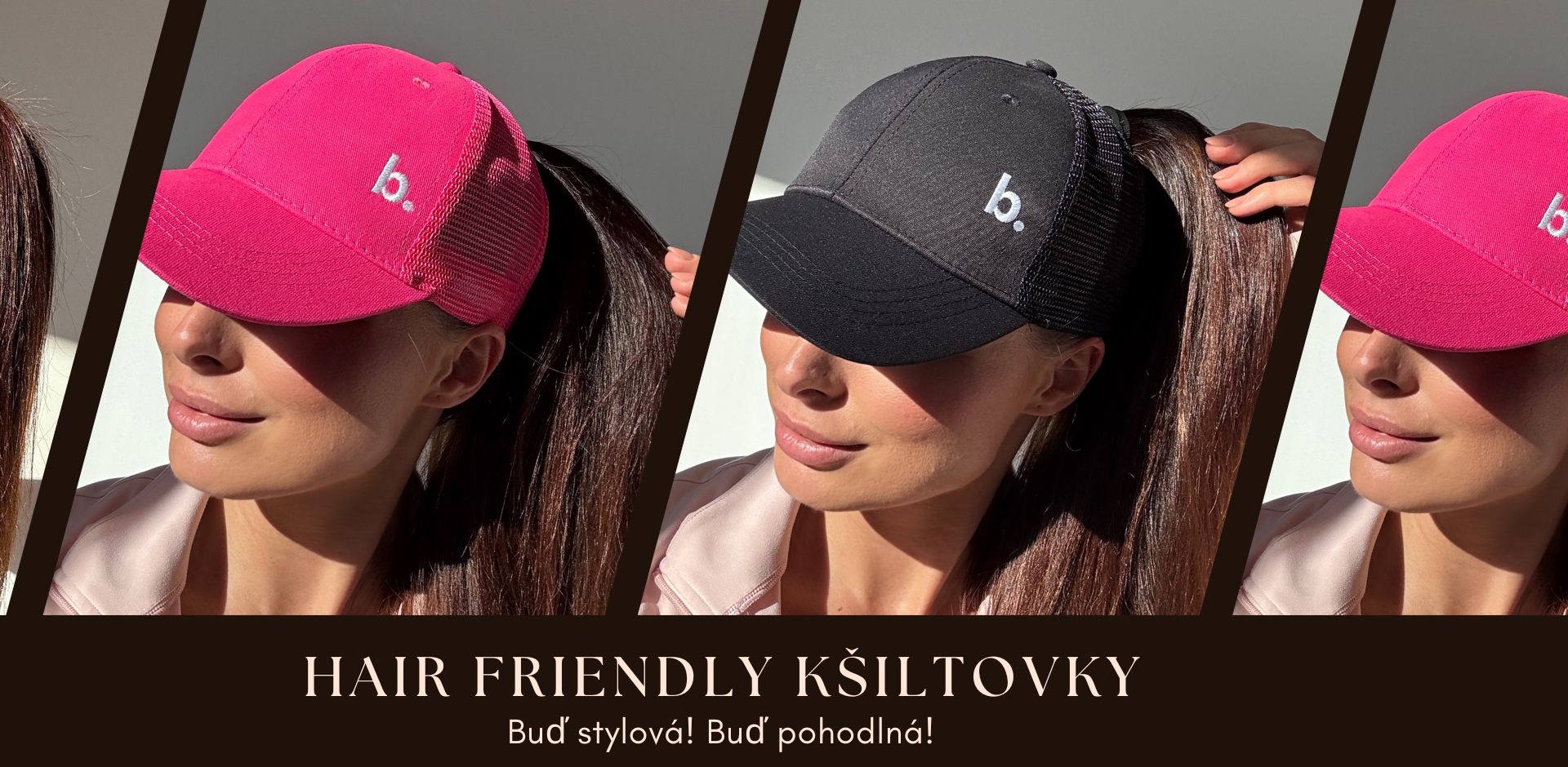 kšiltovky na vysoký culík