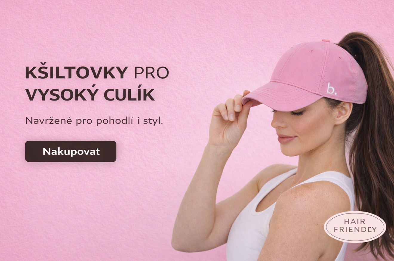 kšiltovky na vysoký culík