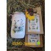 Seno + dóza + semínka
