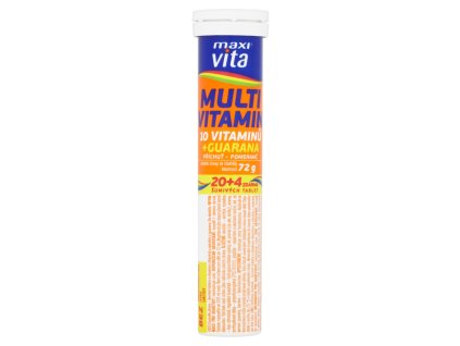 Maxi vita Multivitamín šumivé tablety 24 ks