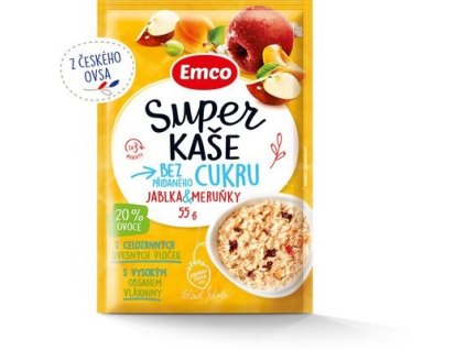 Emco Super kaše jablka a meruňky 55 g