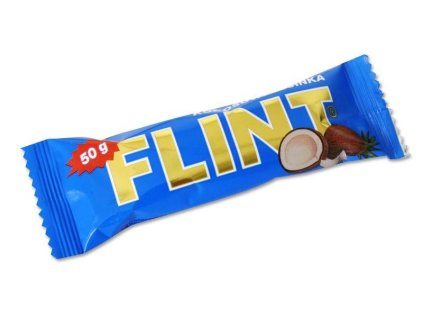 Flint Tyčinka kokosová s tmavou polevou 50g