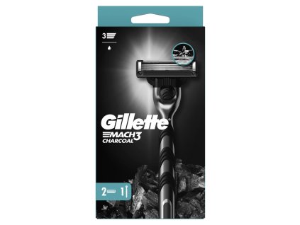 Gillette Mach3 Charcoal Razor 2Up 1 ks