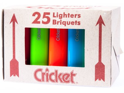CRICKET Zapalovač Original 25 ks