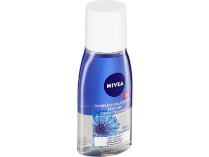 Nivea Caring Eye Make Up Remover dvoufázový odličovač očí a voděodolného make upu 125 ml
