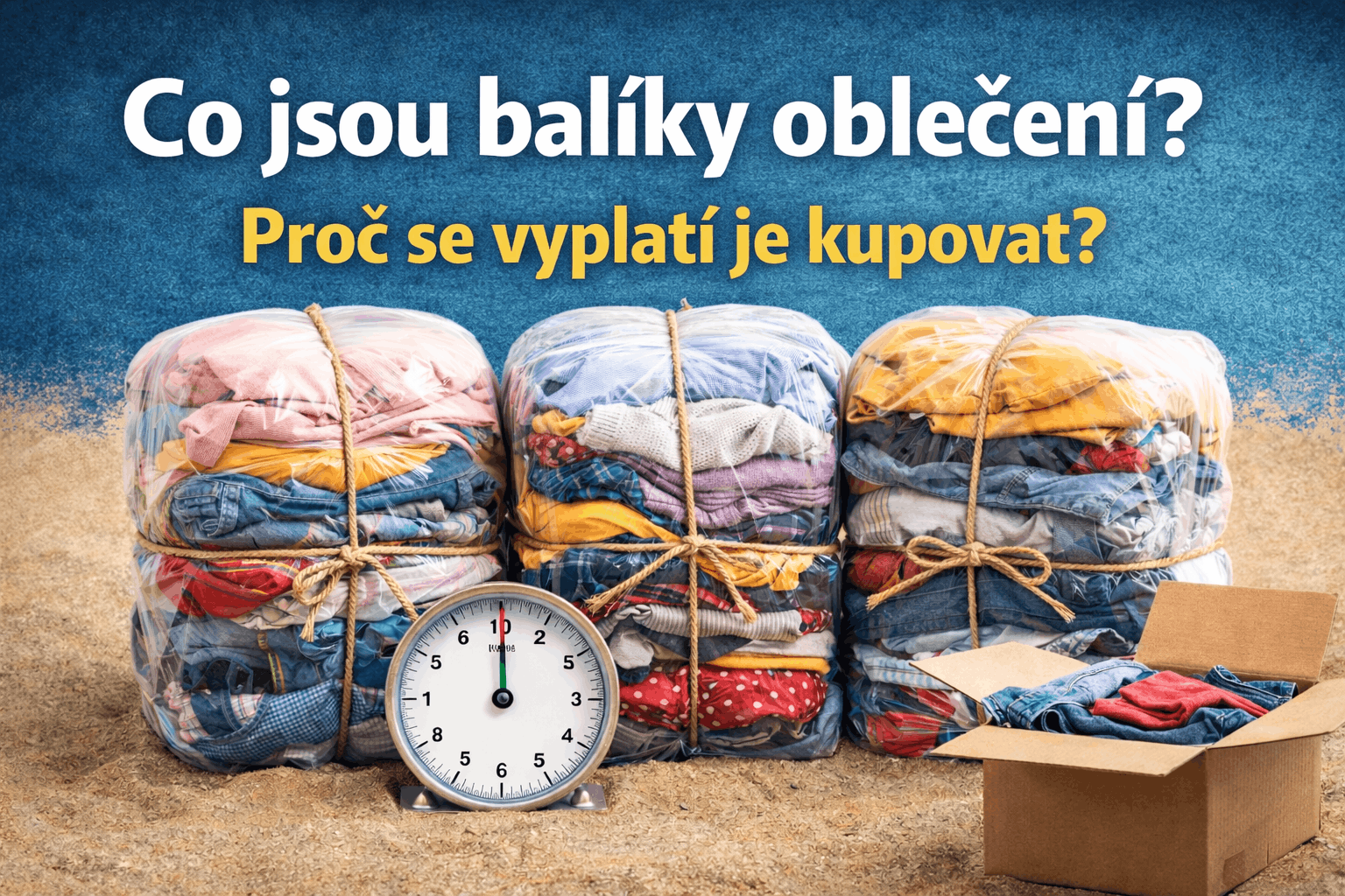Co jsou balíky oblečení a proč se vyplatí je kupovat