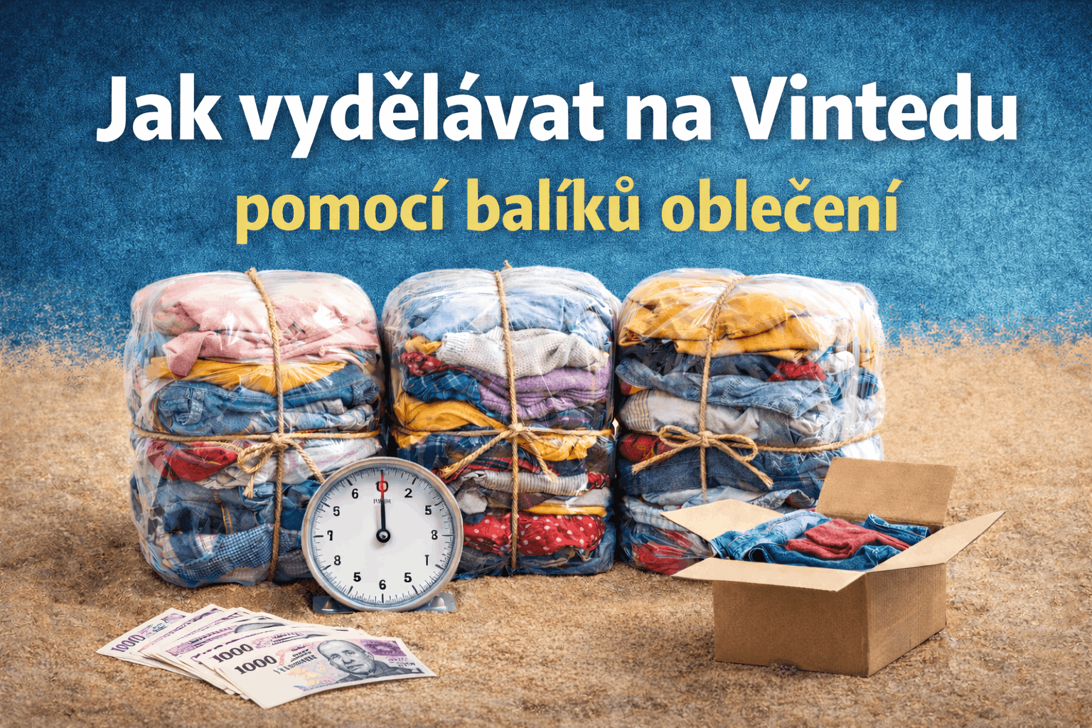 Jak vydělávat na Vintedu pomocí balíků oblečení