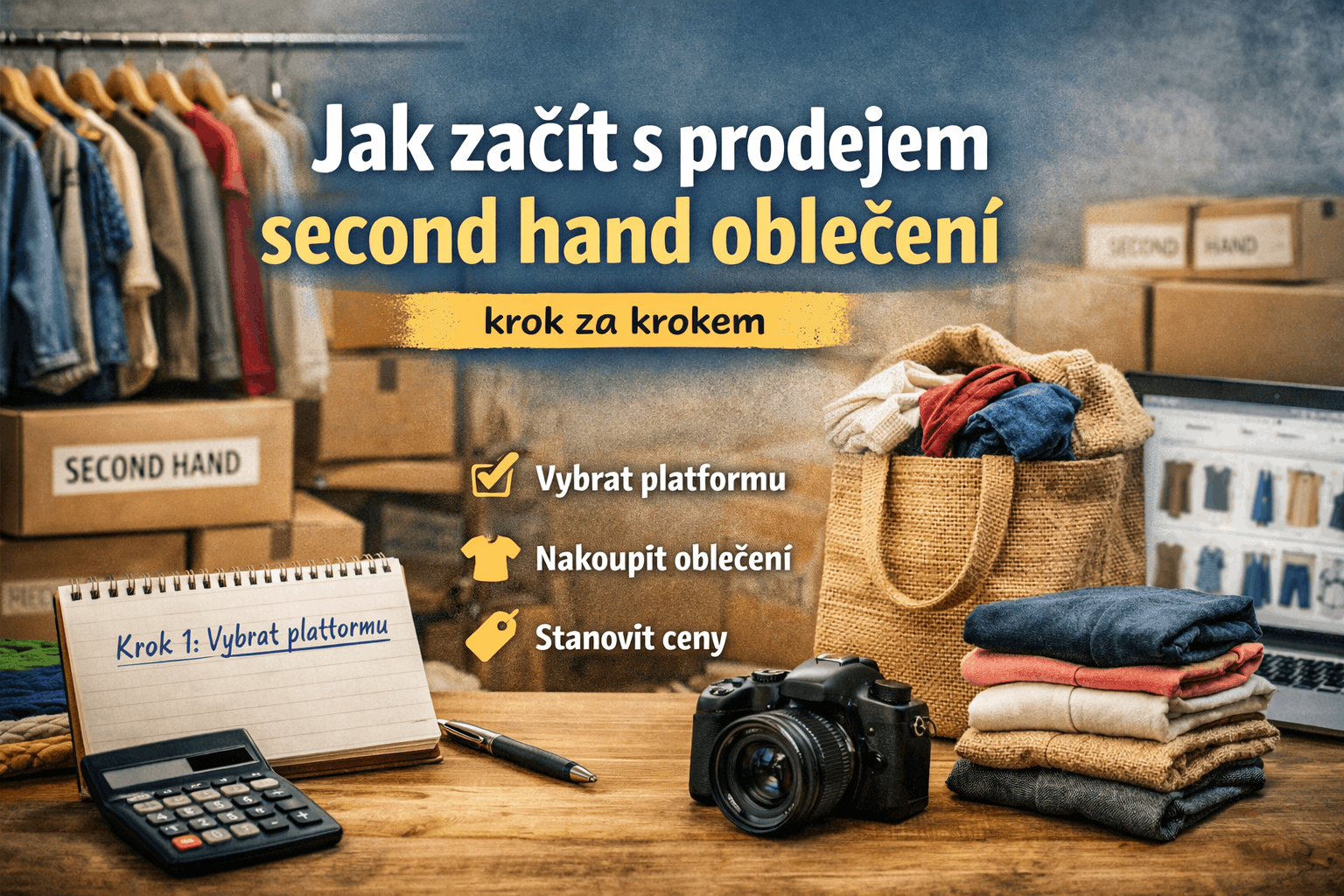 Jak začít s prodejem second hand oblečení – krok za krokem