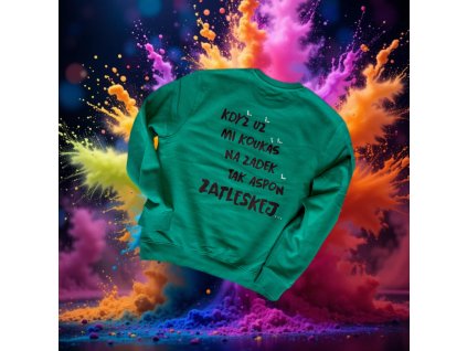 🍑 ZADEK BEZ KAPUCI 🍑 zelená