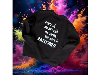 🍑 ZADEK BEZ KAPUCI 🍑 černá