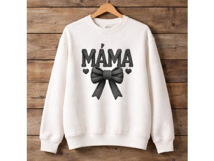 ❤️ MÁMA ❤️ bílá