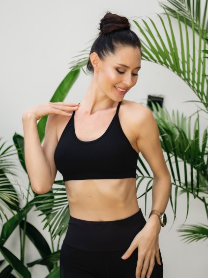 sportovni podprsenka via cerna