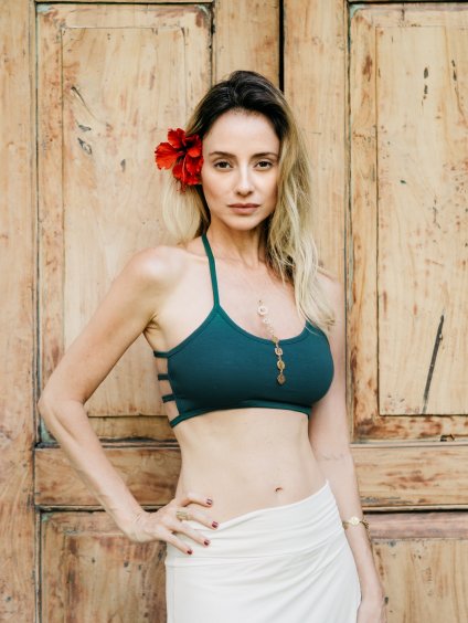 sportovni podprsenka dewi tmave zelena