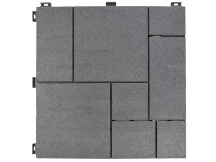 gumova dlazdice stone mosaic 30 x 30 cm svetle seda