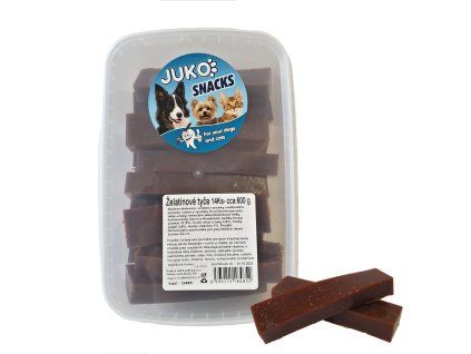 Želatinové tyče JUKO Snacks 600 g (14 ks)