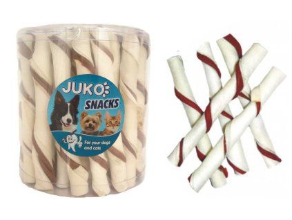 Trubička bílá Kuřecí JUKO Snacks (35 ks)