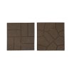 gumova dlazdice brickface 40 x 40 cm hneda