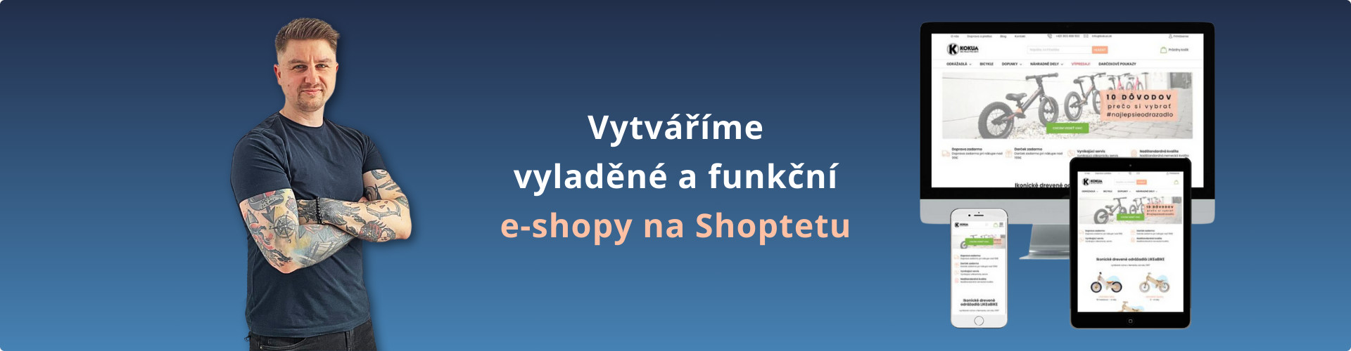 Vyladěný a přehledný e-shop na Shoptetu