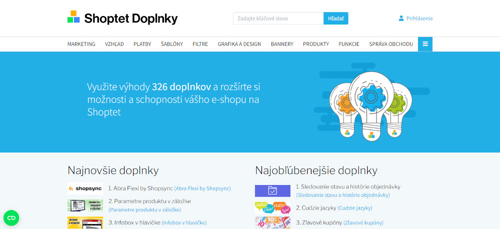 Shoptet doplnky