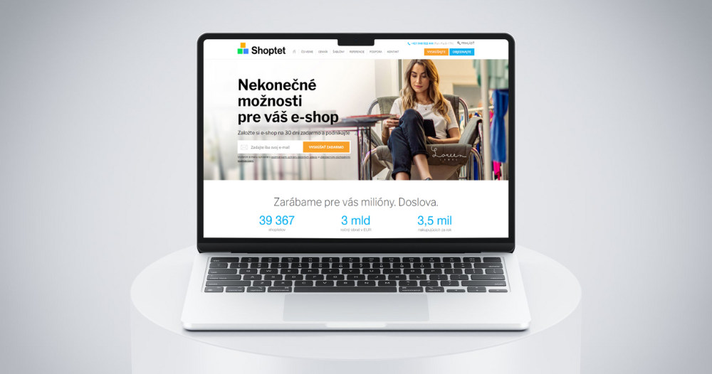 E-shop na Shoptete