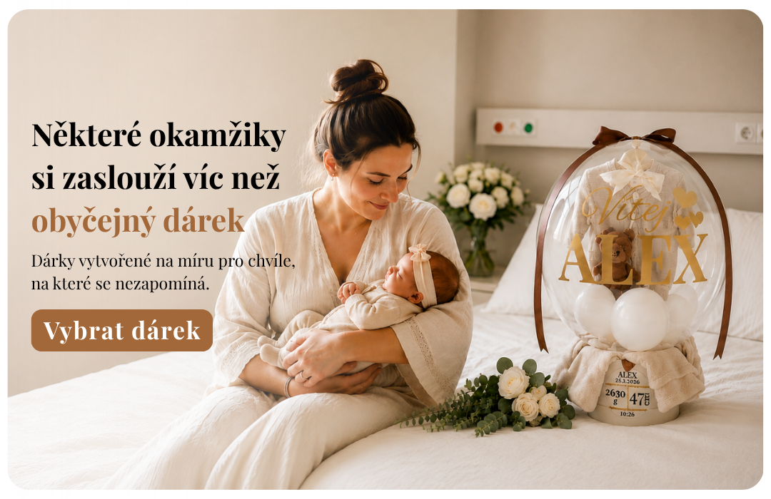 Hero banner - narození miminka mobil