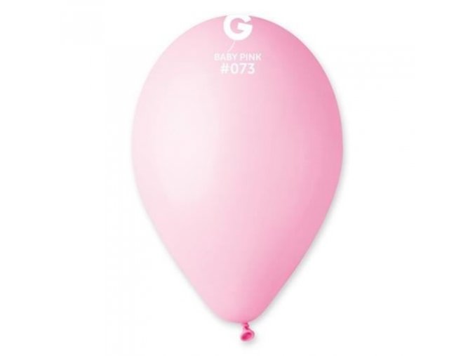 0004071 balonky 30 cm svetle ruzove baby pink 100 ks 510