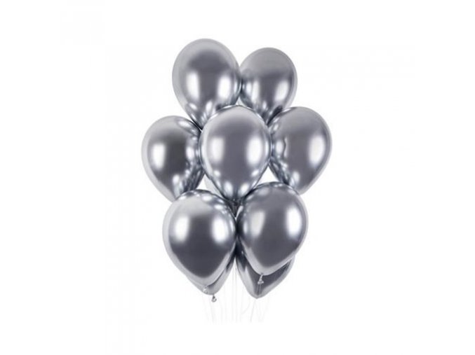 0007978 latexove balonky chrome stribrne 33 cm 50 ks 510