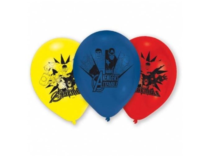 0002735 latexove balonky avengers 6 ks