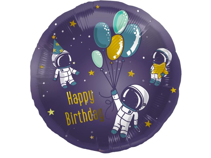0022536 foliovy balonek fialovy vesmir happy birthday 45 cm folat