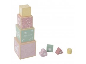 4418 wooden stacking blocks adventure pink 1