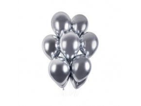 0007978 latexove balonky chrome stribrne 33 cm 50 ks 510