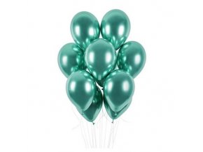 0009192 latexove balonky chrome zelene 33 cm 50 ks 510