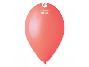 0004073 balonky 30 cm koralova cervena 100 ks