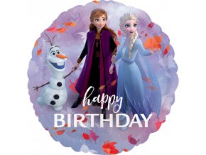 0015417 foliovy balonek happy birthday frozen 2 45 cm