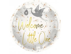 0022531 foliovy balonek kulaty welcome little one 45 cm