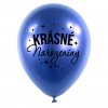 0024754 balonky chrome krasne narozeniny modre 5 ks