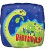 0016420 foliovy balonek ctverec dino happy birthday 43 cm