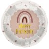 0026030 foliovy balonek happy birthday ruzova duha 45 cm