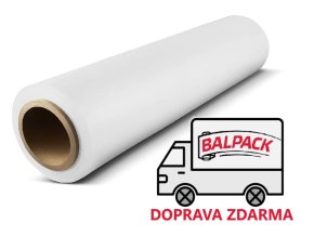 83 1 stretch folie 500mm bila nepruhledna vaha 2 3kg dutinka 680g 23my 160m sada 126ks cena za ks 113 43kc bez dph