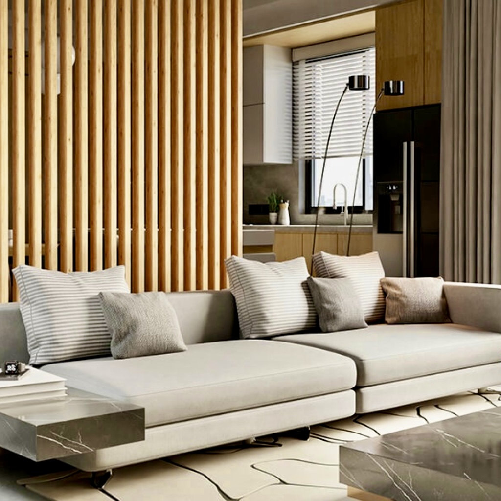 Moderné členenie priestoru: Prečo sú lamelové steny hitom dnešných interiérov?