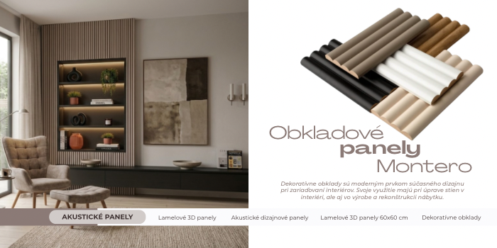 Obkladové panely na stenu a nábytok