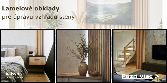 Akustické 3D obklady a lamelové obklady pre úpravu stien v interiéry