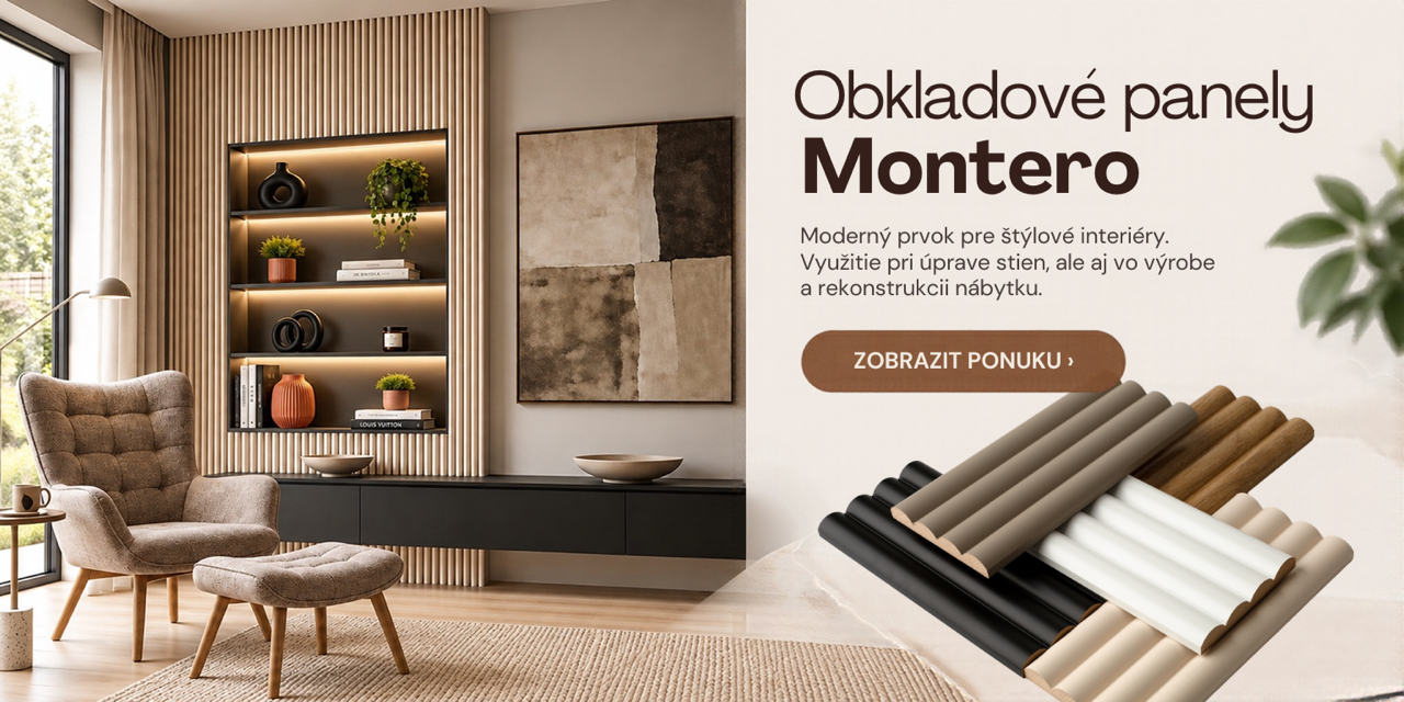 Obkladové panely na stenu a nábytok