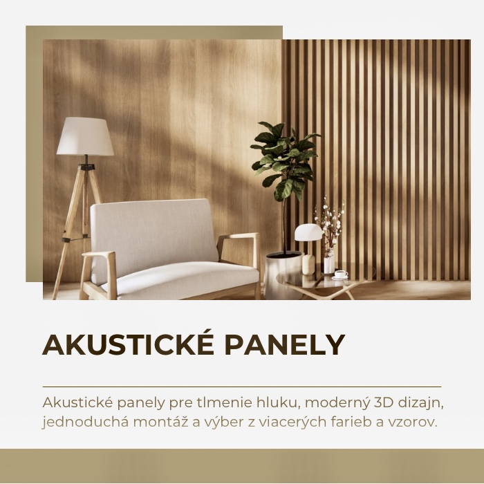 Akustické 3D panely