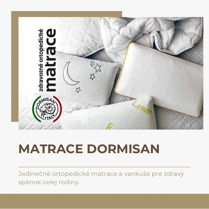 Matrace a vankúše pre zdravý spánok celej rodiny
