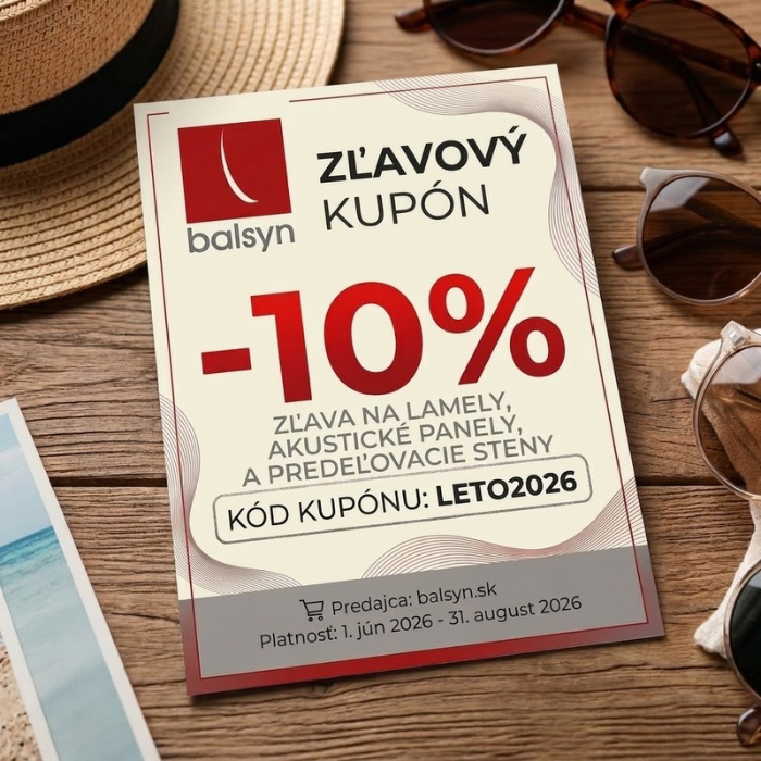 ZĽAVOVÝ KÓD LETO2026